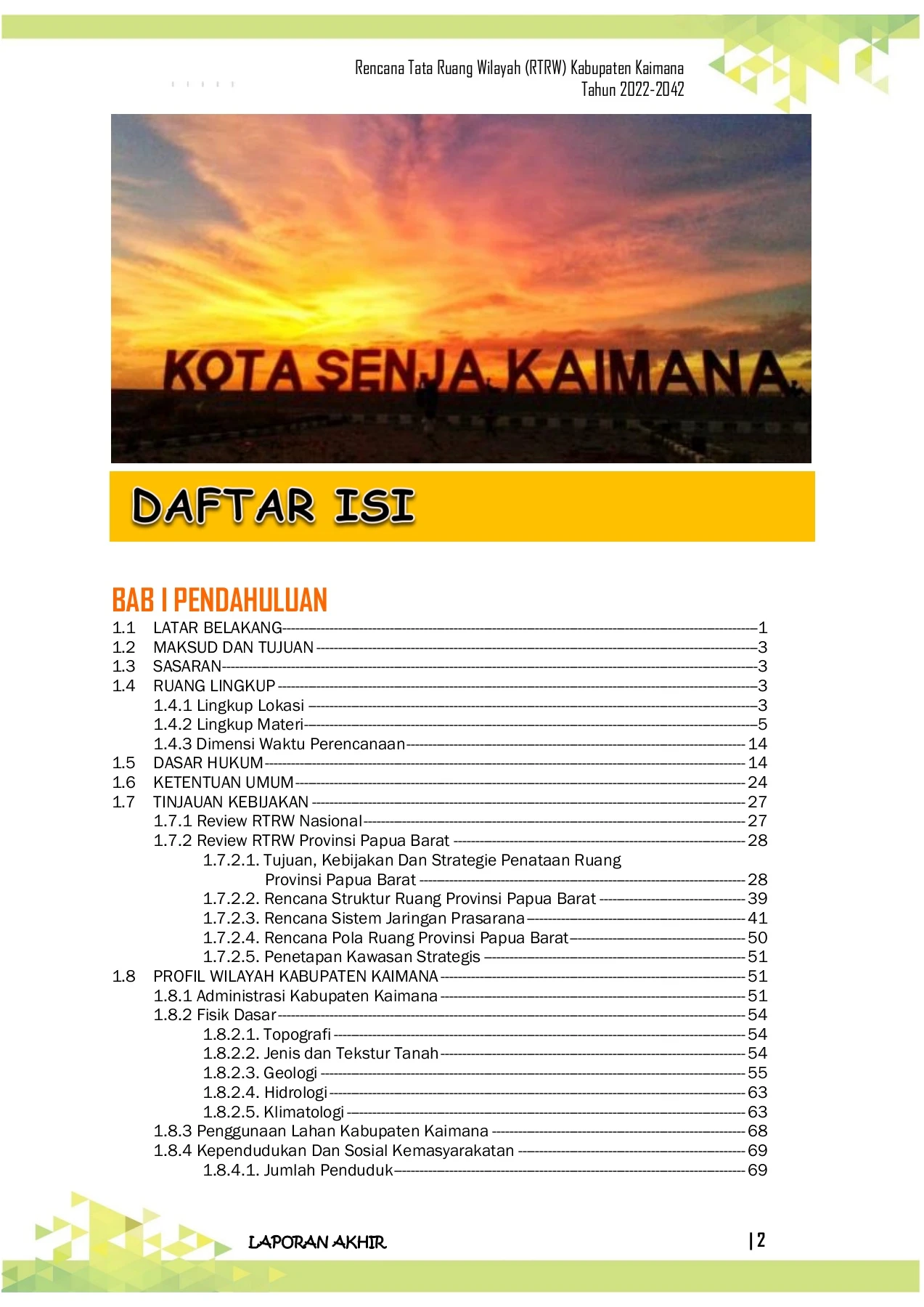 Tampak Rwt Matek RTRW