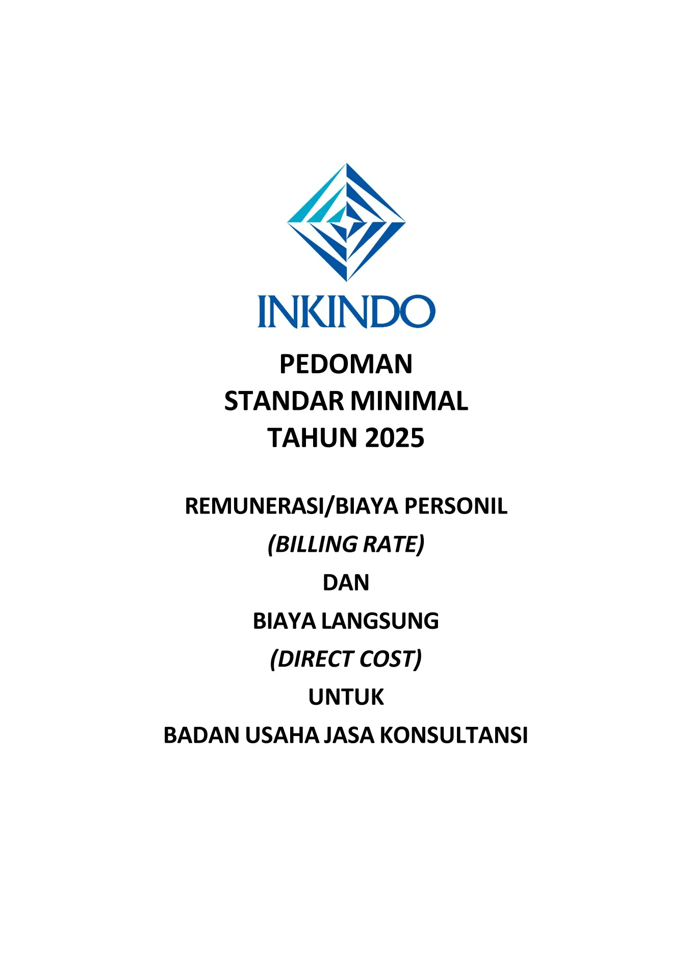 Billing Rate INKINDO 2025